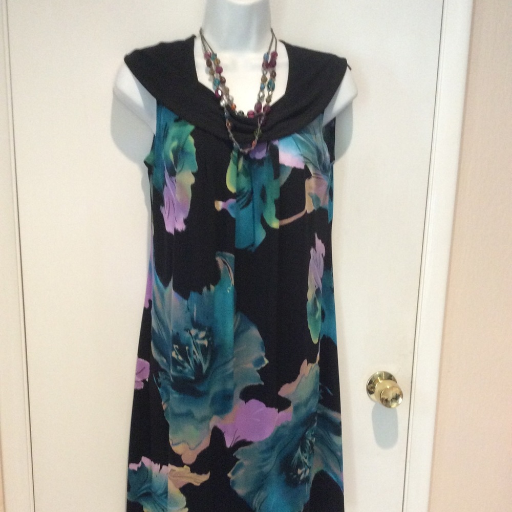 Enfocus sleeveless dress. Floral print.  Size 6.